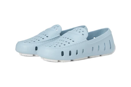 Детские мокасины Floafers Kids Prodigy Driver, голубые/белые