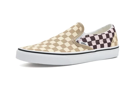 Мужские слипоны Vans Classic Slip-On, разноцветная клетка