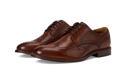 Мужские оксфорды-броги Florsheim Rucci из гладкой кожи, коньячные