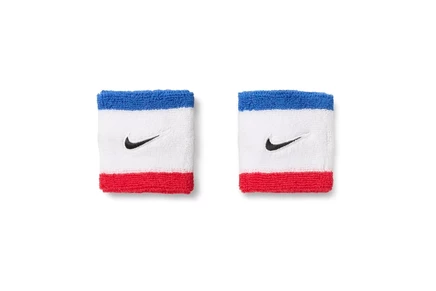 Напульсники Nike Swoosh Classic, 2 шт., сине-красно-черные