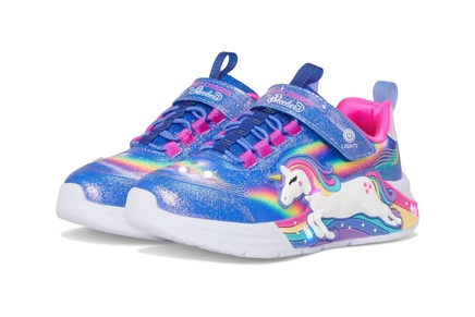 Кроссовки для детей Skechers Kids Unicorn Chaser, голубые/мульти