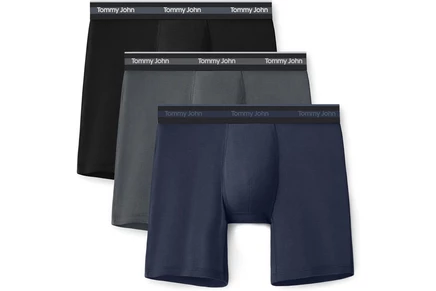 Мужские боксеры Tommy John Micro 6″, 3 шт., разноцветные