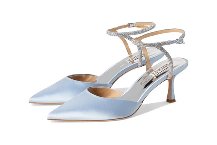 Badgley Mischka Autumn azure blue