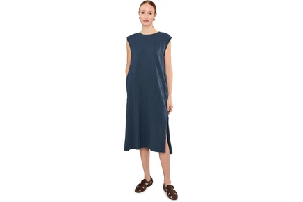 Платье Mod-o-doc Cap Sleeve Column Dress with Side Slits