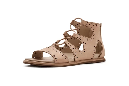 Сандалии Lucky Brand Sartea Perforated Gladiator Sandals