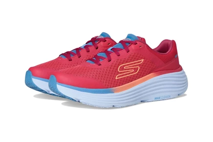 Женские кроссовки Skechers Max Cushioning, красно-мульти