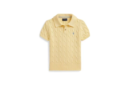 Свитер Polo Ralph Lauren Kids Cable-knit Cotton Polo Sweater (Toddler/Little Kid)