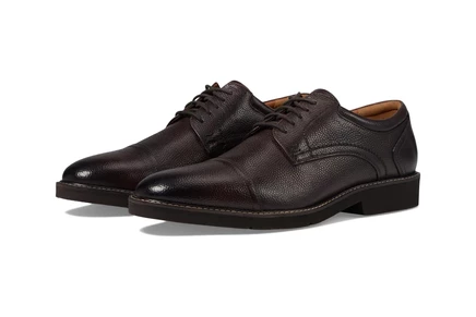 Мужские оксфорды Rockport Findlay, кожаные, тёмно-коричневые
