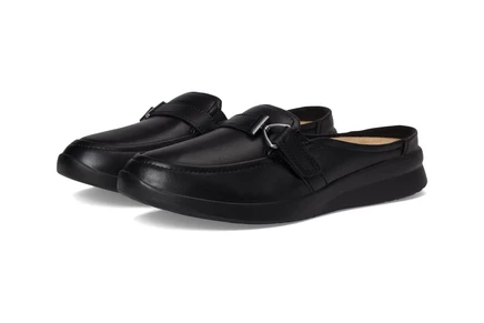 Женские балетки Clarks Ellowyn Amelia, черные кожаные