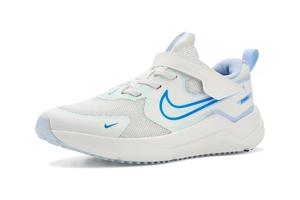 Nike Kids Cosmic Runner Swoosh (Little Kid) sail/blue crystal/hydrogen blue