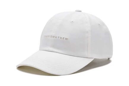Унисекс кепка TravisMathew The Dad Hat, белая