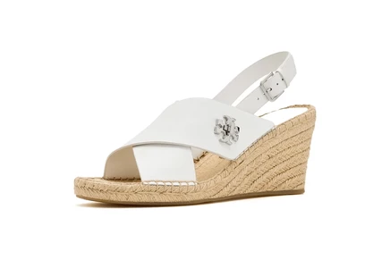Женские эспадрильи Tory Burch 85 мм Turnlock, белые