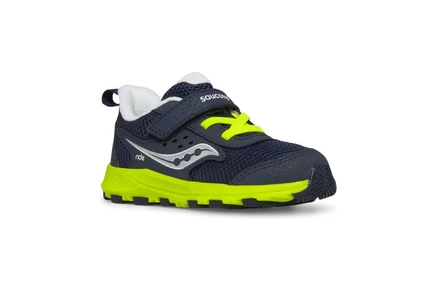 Кроссовки для малышей Saucony Kids Ride JR, темно-синий/цитрон