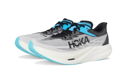Унисекс кроссовки Hoka Rocket X 3, бело-черные