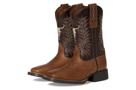 Ботинки Ariat Kids Stampede Medium Square Toe Western Boots (Toddler/Little Kid/Big Kid)