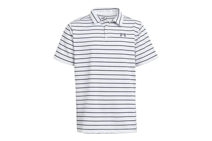 Мужская рубашка Under Armour Kids Matchplay Printed Golf Polo (Big Kid)