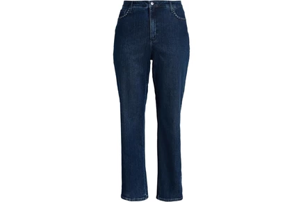 Джинсы NYDJ Plus Size Brooke Loose Rhinestone Jeans in Louvre Sapphire