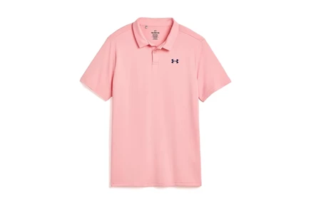 Under Armour Kids Matchplay Golf Polo (Big Kid) posh pink/academy