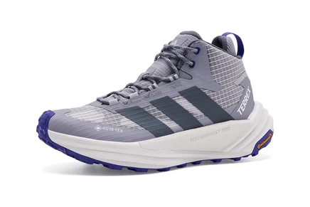 adidas Outdoor Terrex Free Hiker 3 Mid Gore-tex Hiking Shoes glory grey/onix/pure purple