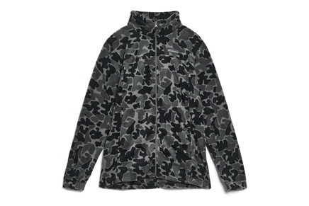Columbia Kids Zing Iii Fleece (little Kid/Big Kid) black puzzle camo