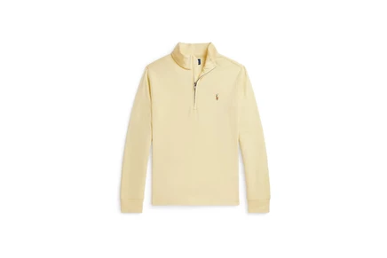 Свитер Polo Ralph Lauren Kids Cotton Interlock 1/4 Zip Pullover (Big Kid)