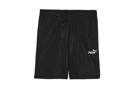 PUMA Kids Essential Basics Woven Shorts (Big Kid) black