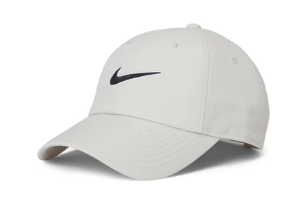 Унисекс кепка Nike Club Unstructured Swoosh, светло‑бежево-черная
