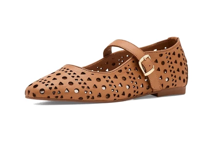 Женские балетки spring step arbella, кожаные, верблюжие