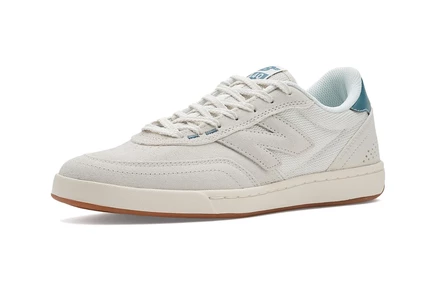 Унисекс кроссовки New Balance Numeric 440 v2 кожаные, светло-серые/зеленые