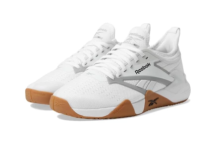 Женские кроссовки Reebok Nano Court, бело-черно-серые