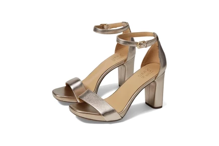 light bronze metallic leather