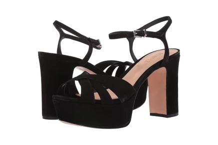 Schutz Keefa black nubuck