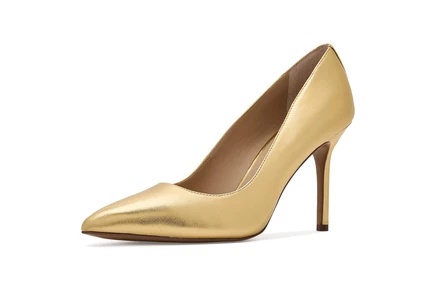 Туфли Lauren Ralph Lauren Lindella II Metallic Leather Pumps