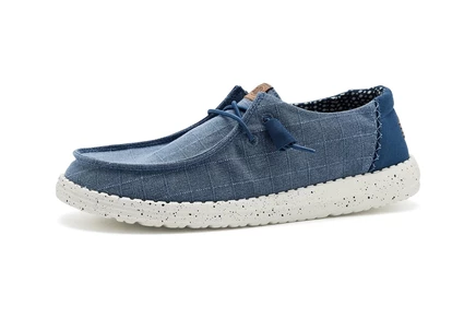 Женские кеды Hey Dude Wendy Chambray Grid, синие