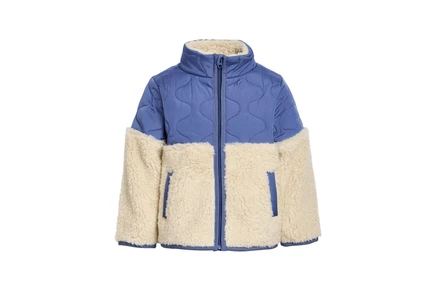 Пальто Janie and Jack Quilted Sherpa Jacket (Infant/Toddler/Little Kid/Big Kid)