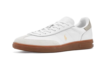 Мужские кроссовки Polo Ralph Lauren Bedford Leather-Suede Sneakers