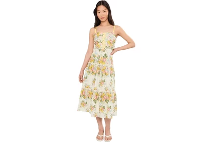Платье Adrianna Papell Printed Midi Dress