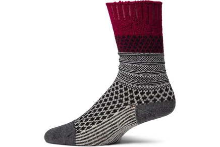 Женские носки Smartwool Everyday Popcorn Cable, красные