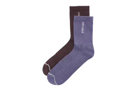 Brooks Reset Crew 2-Pack cocoa/nightfall