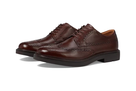 Мужские оксфорды Ecco London Wing Tip, коньячный