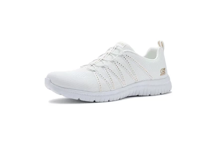 Женские кроссовки Skechers Virtue She Sparkles, бело-золотые