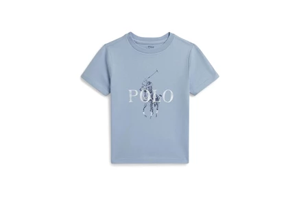 Детская футболка Polo Ralph Lauren Kids Big Pony, синяя