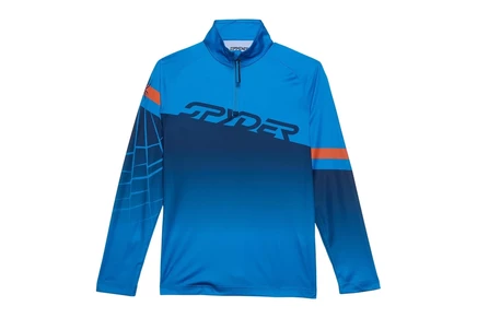 Детский лонгслив Spyder Kids Incline 1/2 Zip, голубой