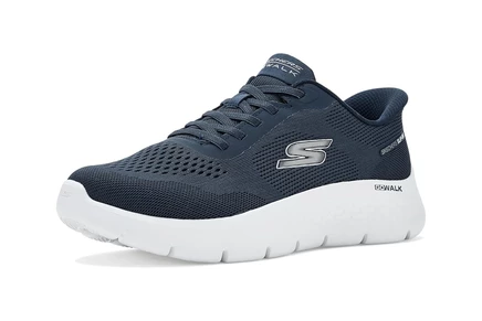 Женские слипоны Skechers Go Walk Azriel, темно-синий/белый