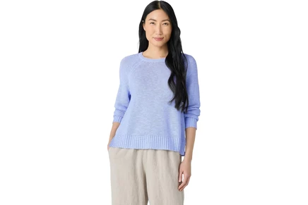 Свитер Eileen Fisher Crew Neck Raglan Sleeve Sweater