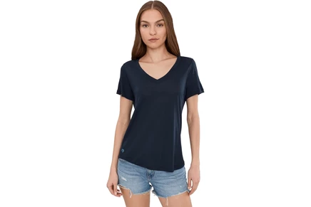 Женская футболка Smartwool Active Ultralite V-Neck Short Sleeve