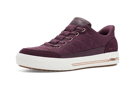 SKECHERS Arch Fit Arcade-Cuddle Steps Hands Free Slip-Ins wine