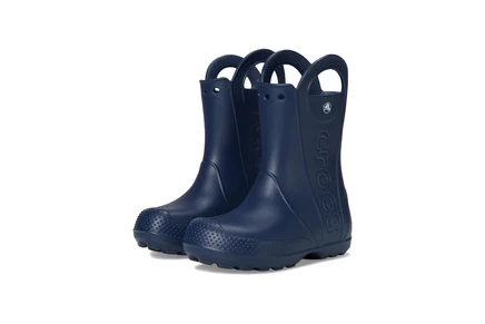Детские резиновые сапоги Crocs Handle It, темно-синие
