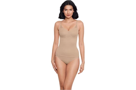 Женская корректирующая майка MiracleSuit Extra Firm с косточками, телесная