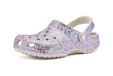 Сабо Crocs Kids Classic Glitter Clogs (Little Kid/Big Kid)